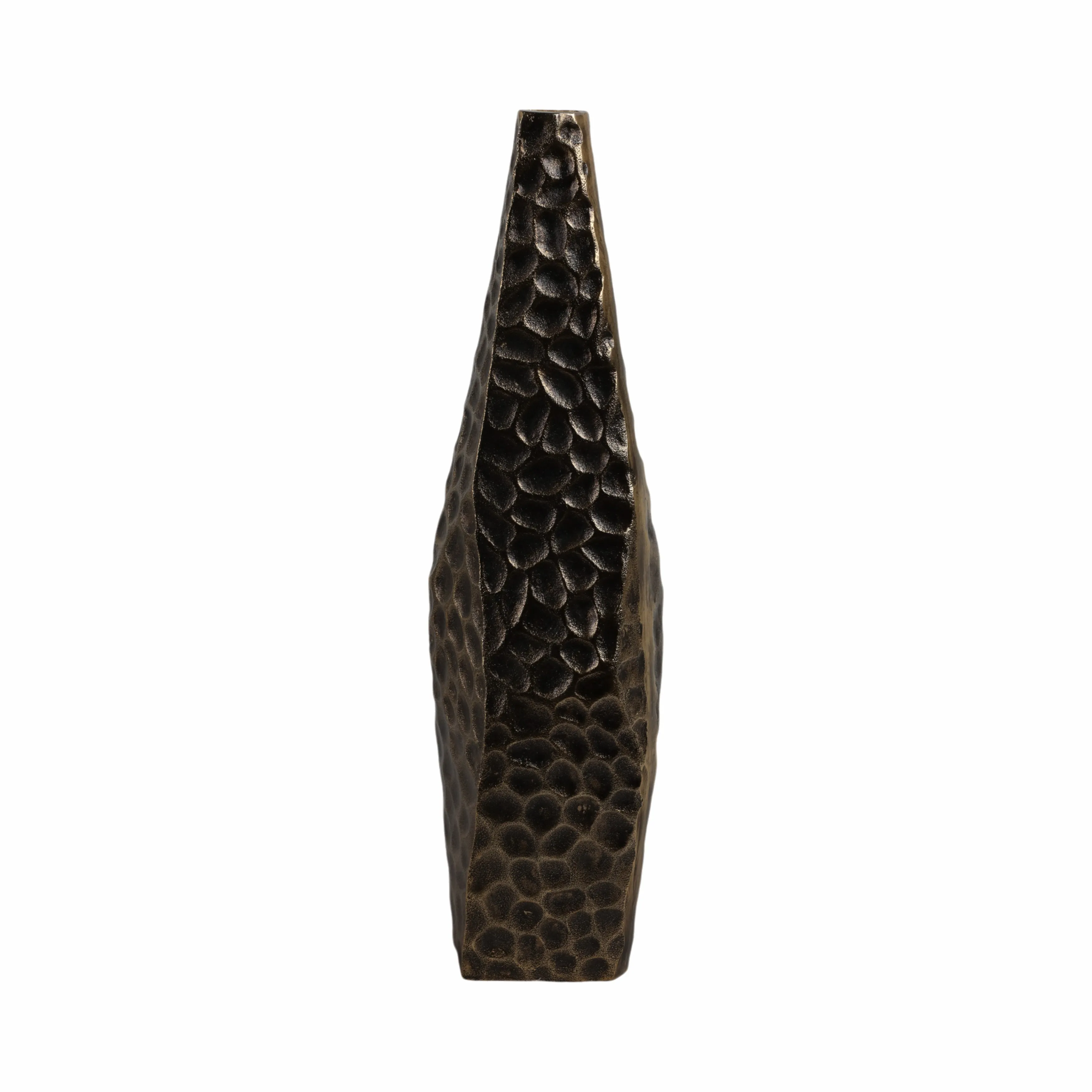24" Balaz Bronze Asymetrical Metal Vase