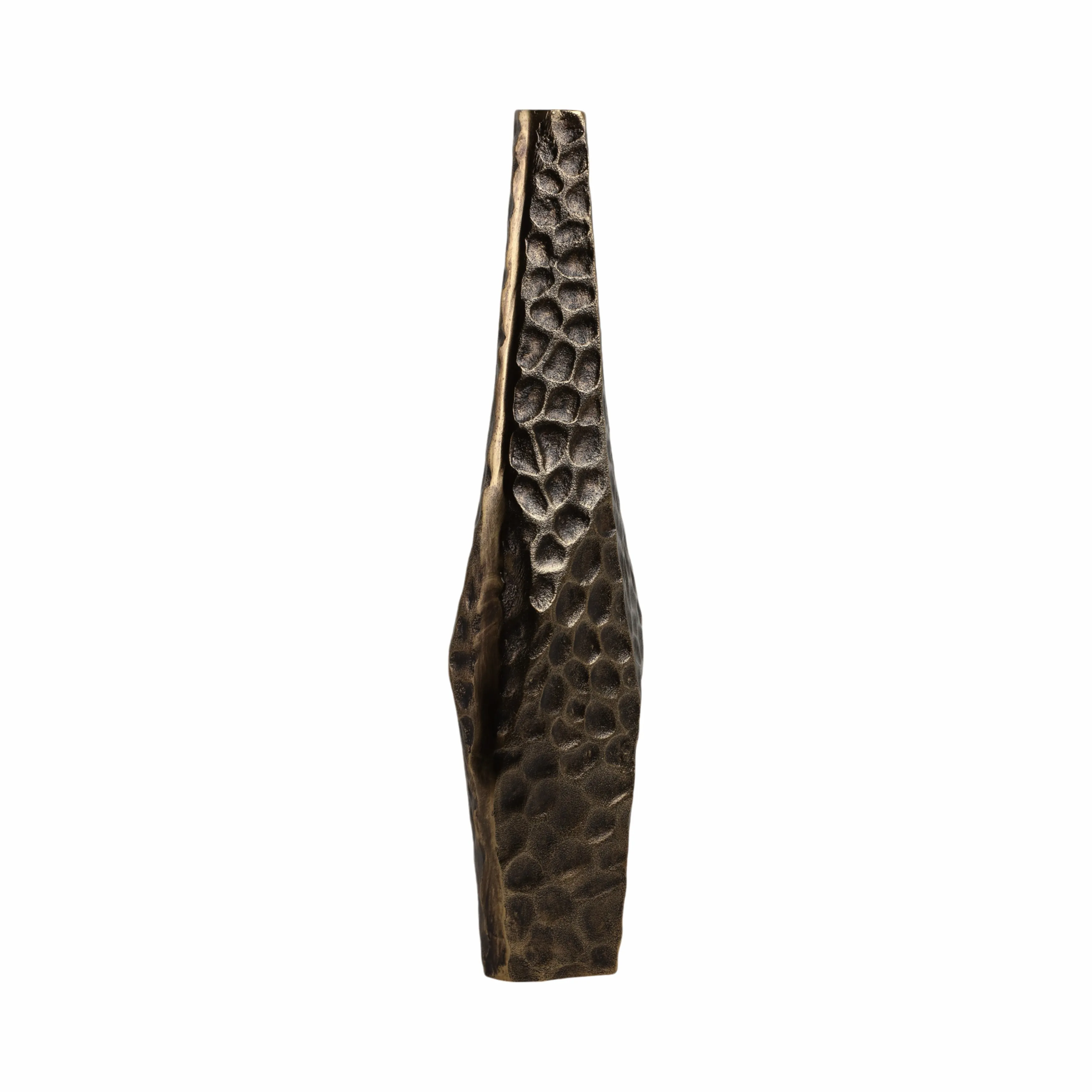 24" Balaz Bronze Asymetrical Metal Vase