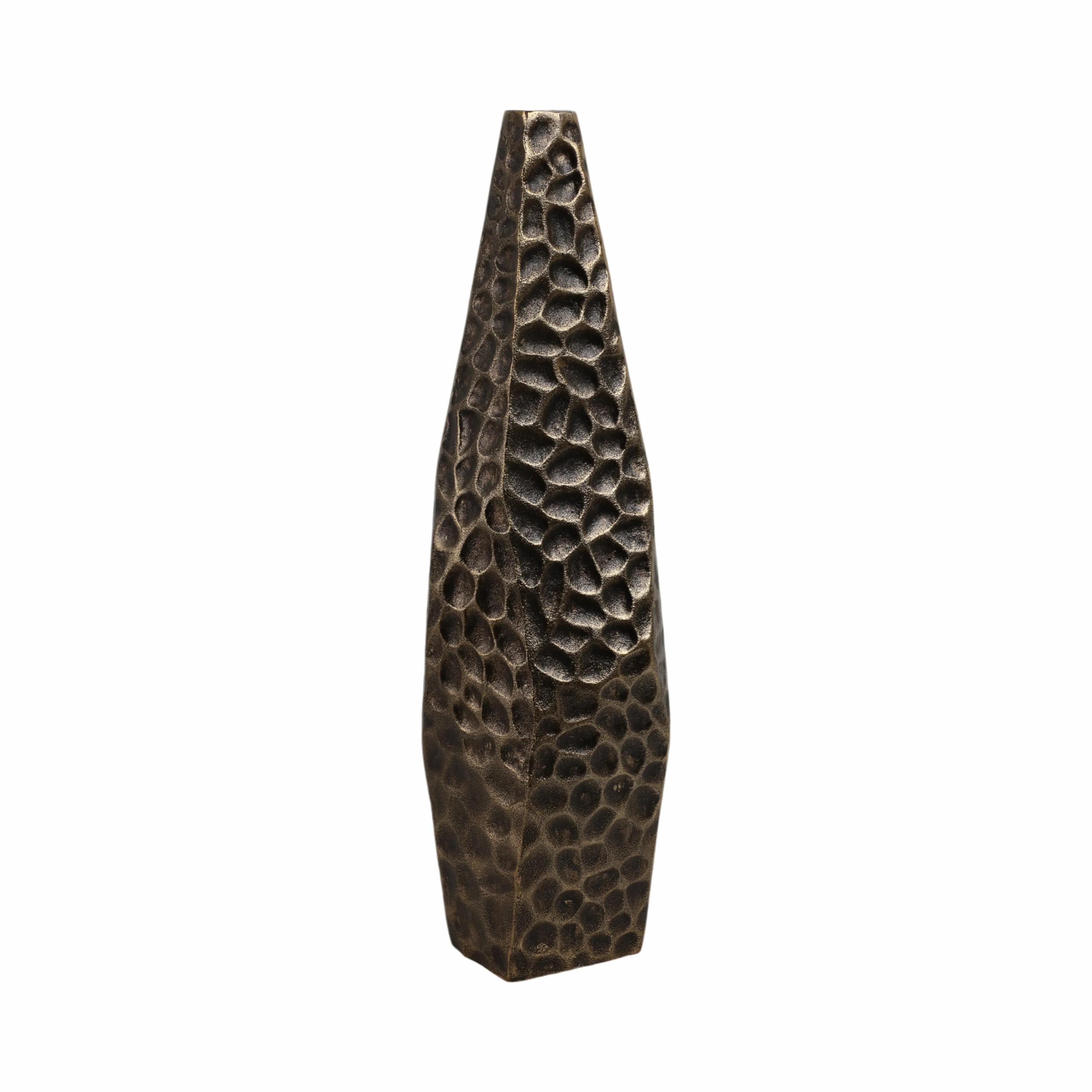 24" Balaz Bronze Asymetrical Metal Vase
