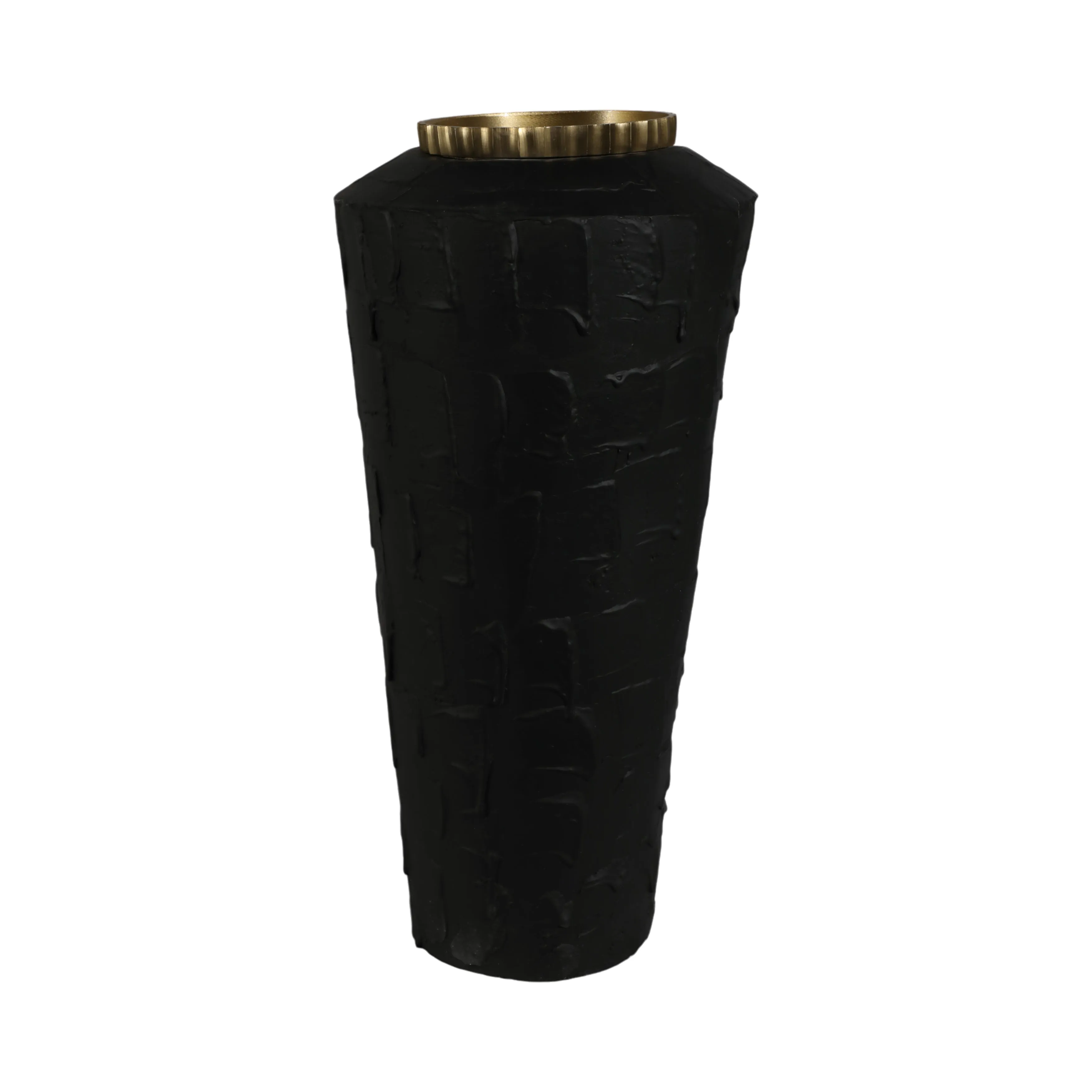 27" Canvon Large Black Ecomix Vase