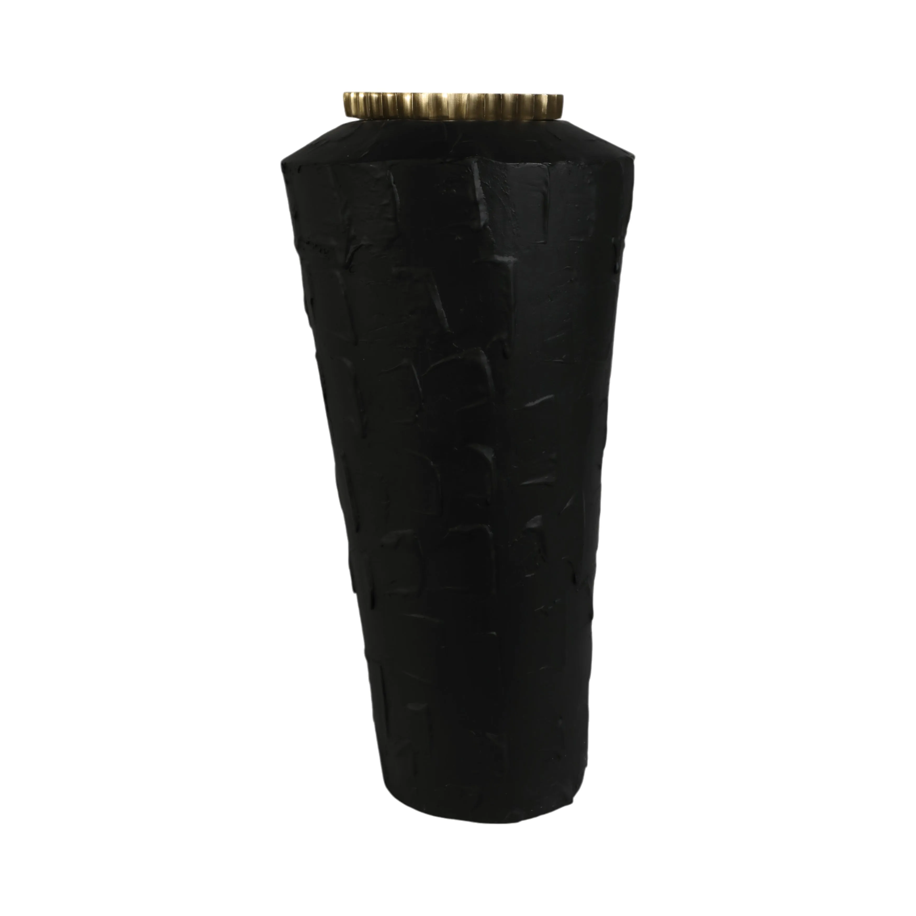 27" Canvon Large Black Ecomix Vase