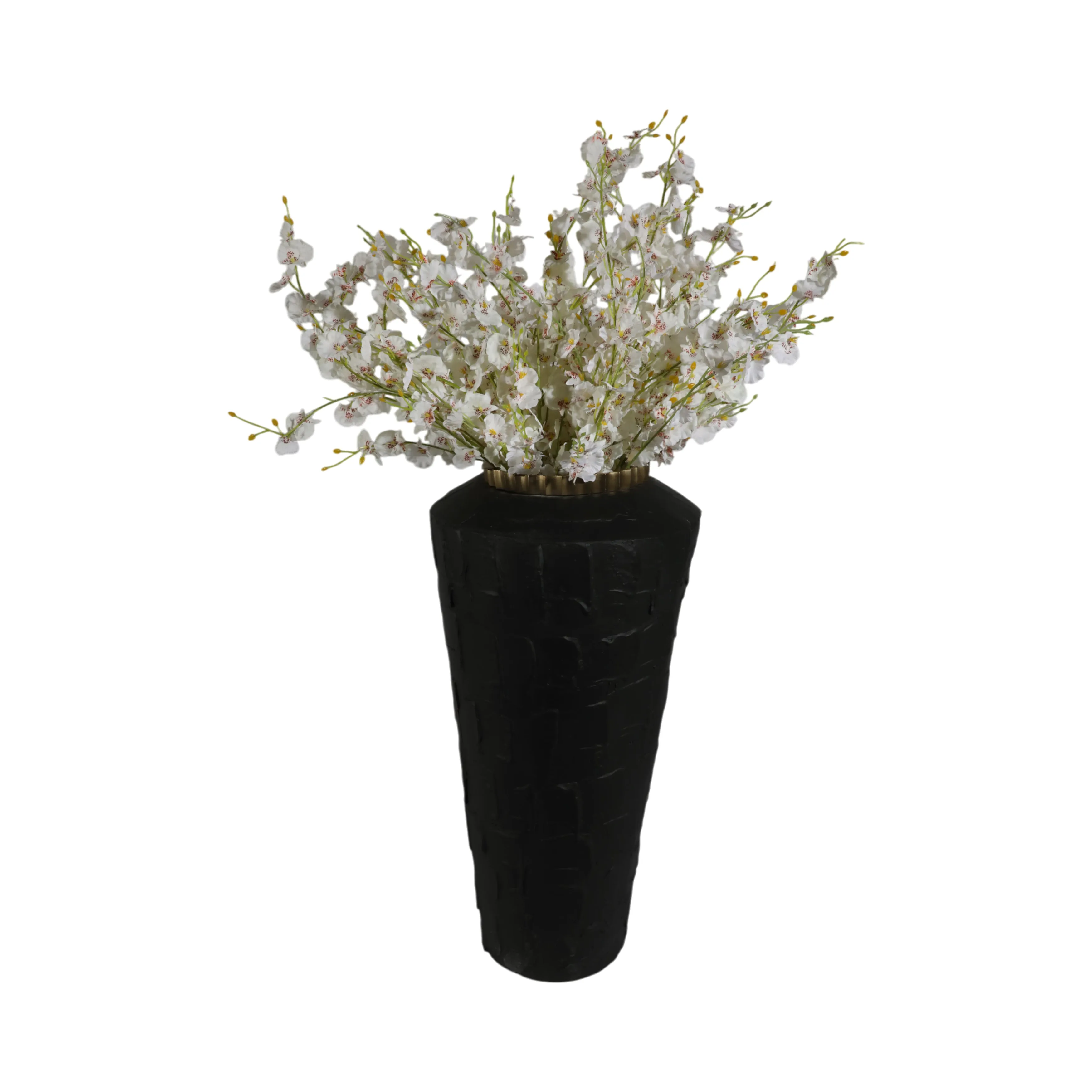 27" Canvon Large Black Ecomix Vase