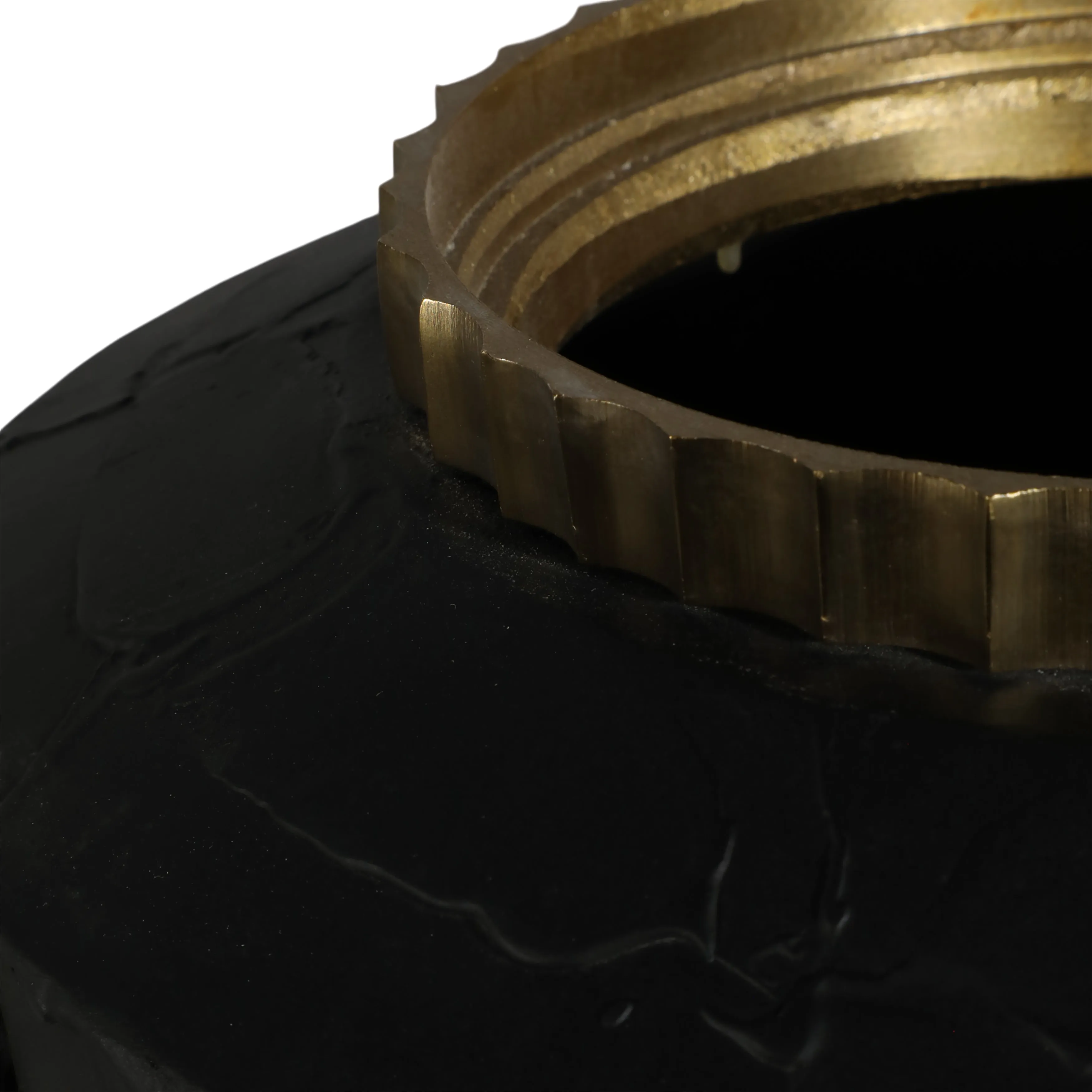 27" Canvon Large Black Ecomix Vase
