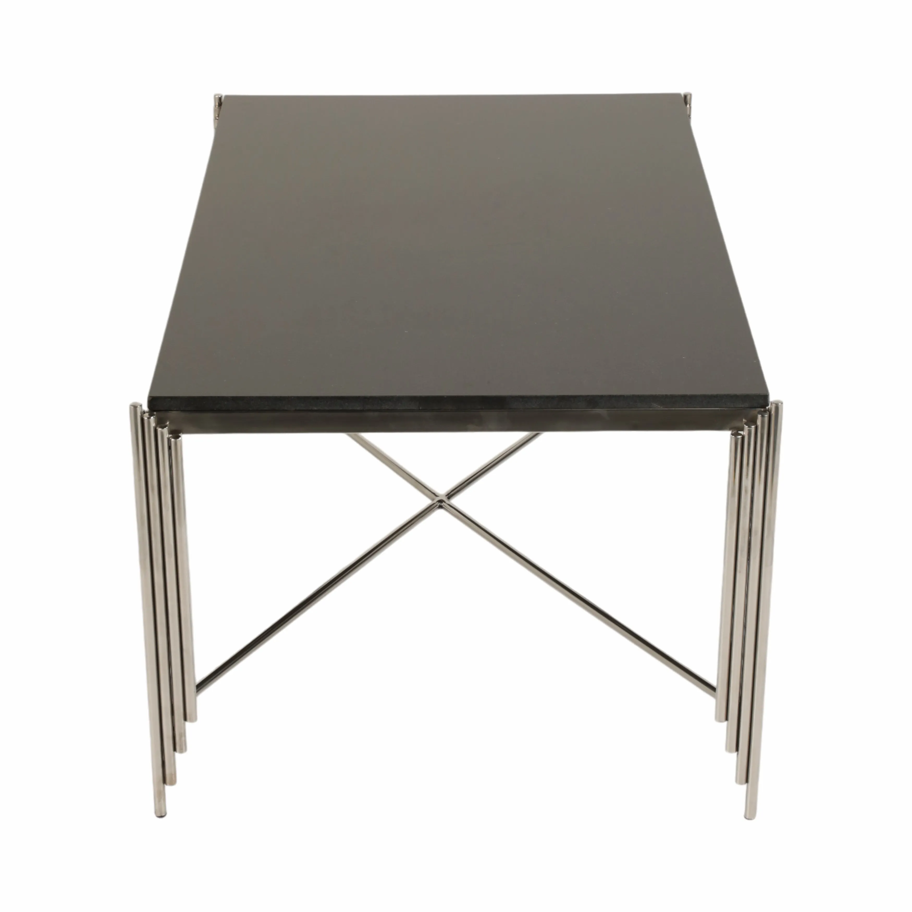 44" Aldine Stainless Steel Coffee Table