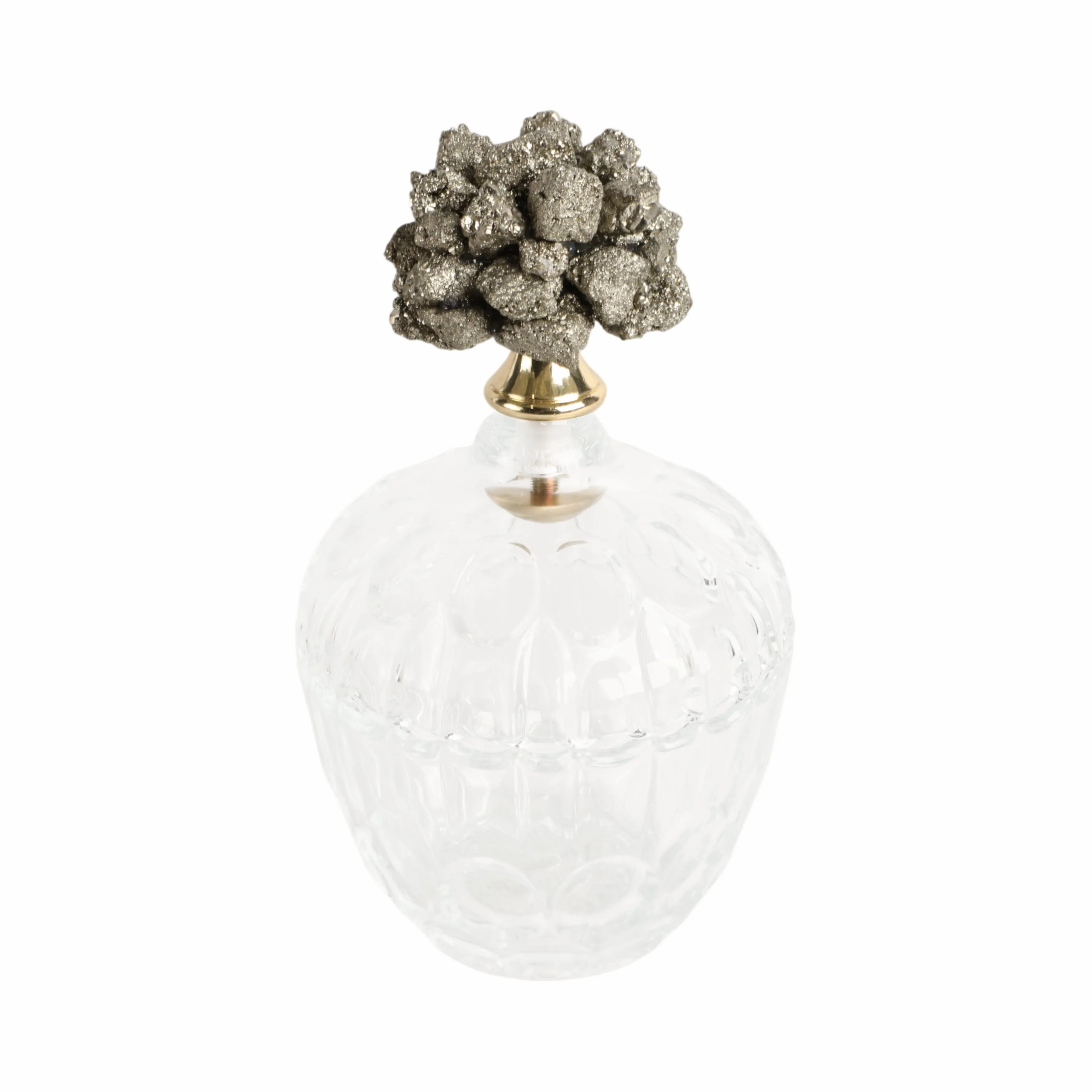 6" Stella Small Stone And Glass Jar