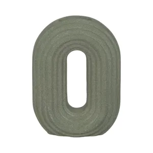 8" Oval Arch Vase, Sage Green