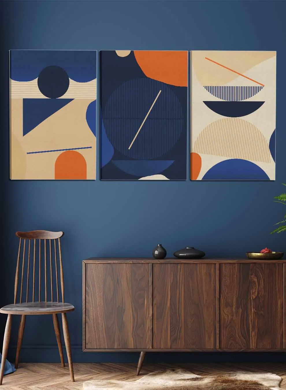 Abstract Artistic Contemporary Paintings(set of 3)