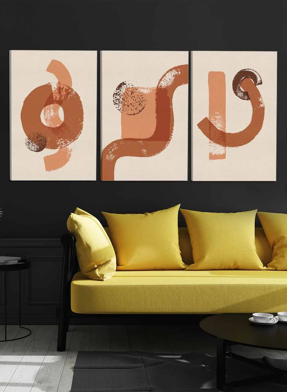 Abstract Brush Paintings(set of 3)