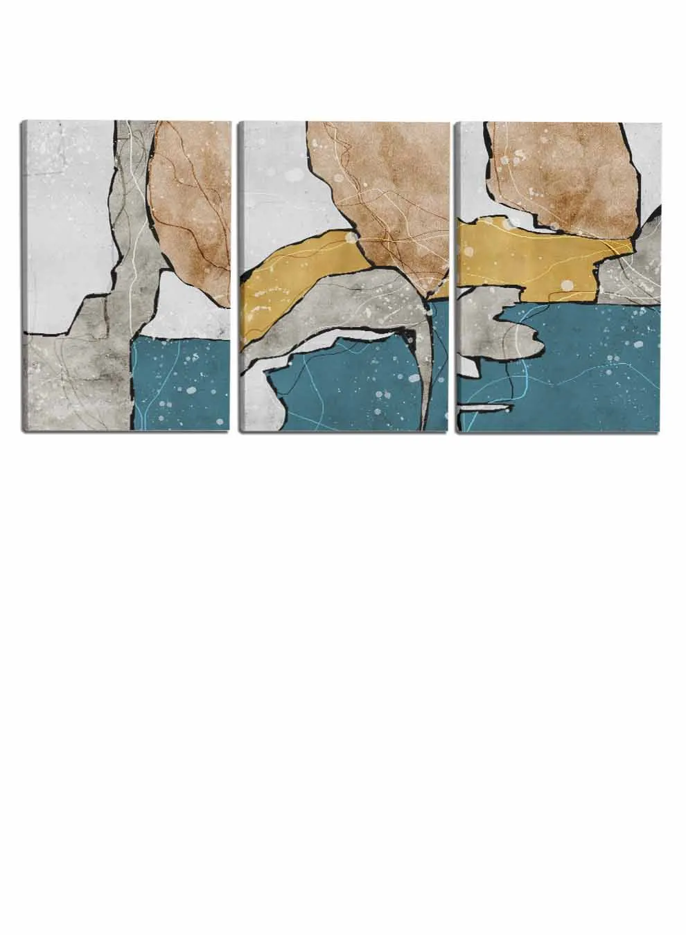 Abstract Creative Ink Paintings(set of 3)