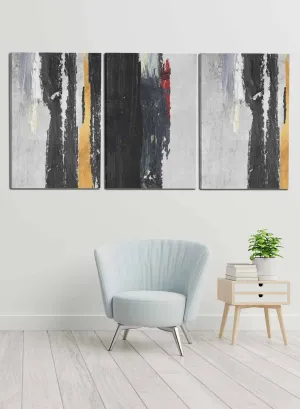 Abstract Hand Paintings(set of 3)