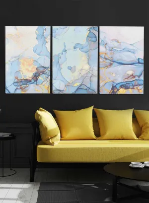 Abstract Marble Stone Paintings(set of 3)