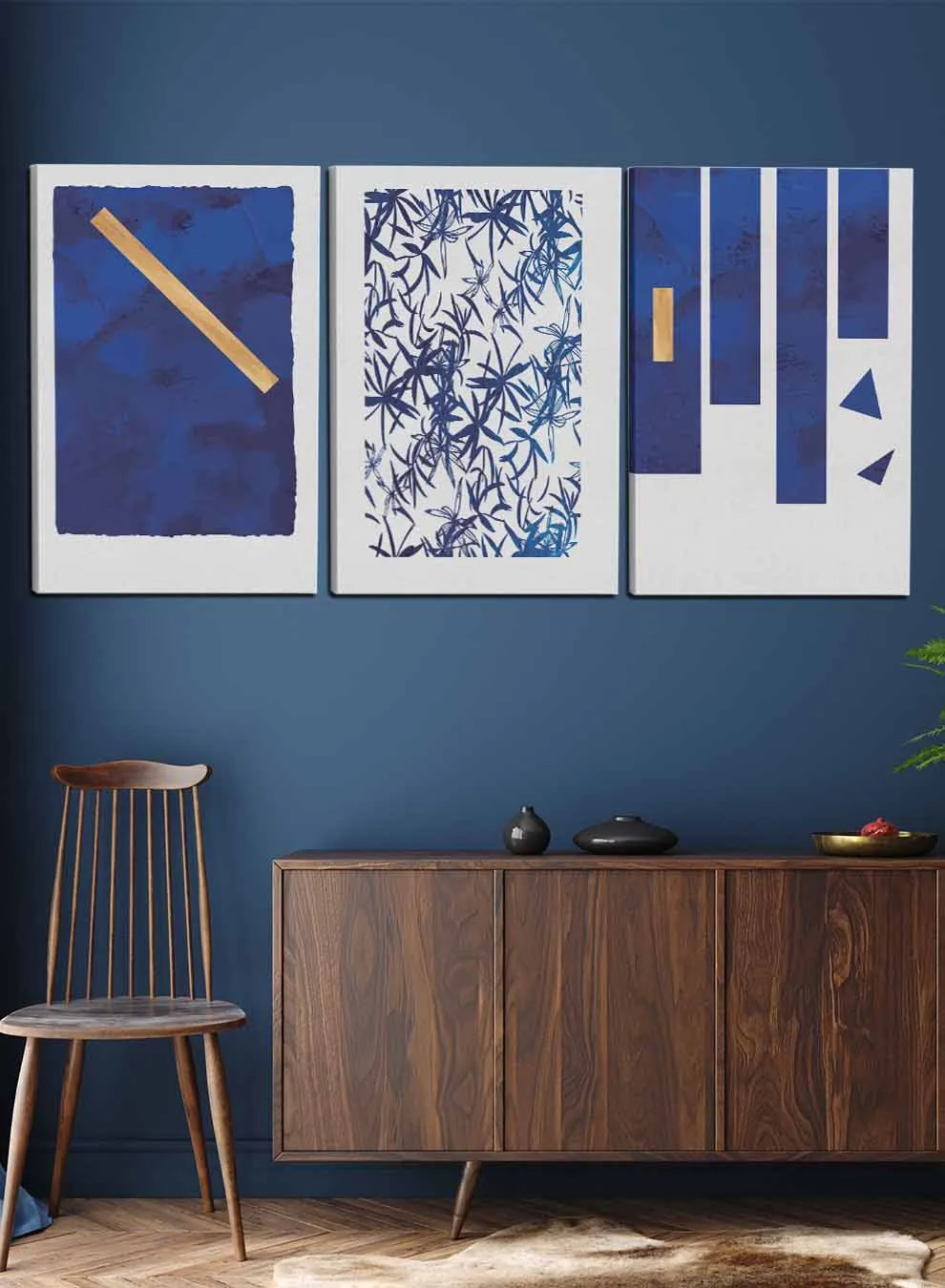 Abstract Murals Illustration Paintings(set of 3)