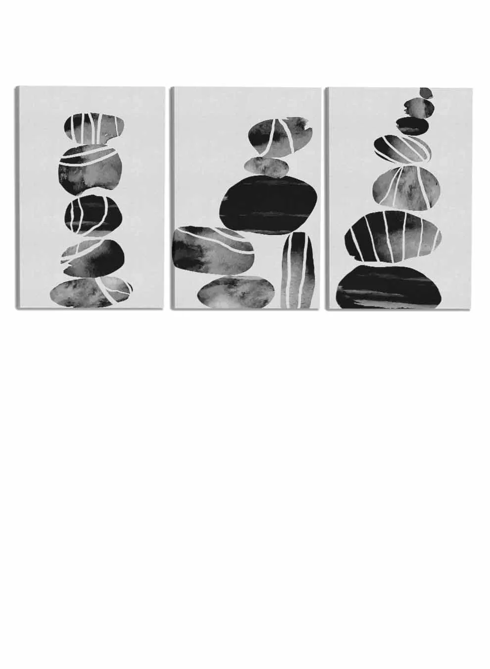 Abstract Rock Rack Style Paintings(set of 3)