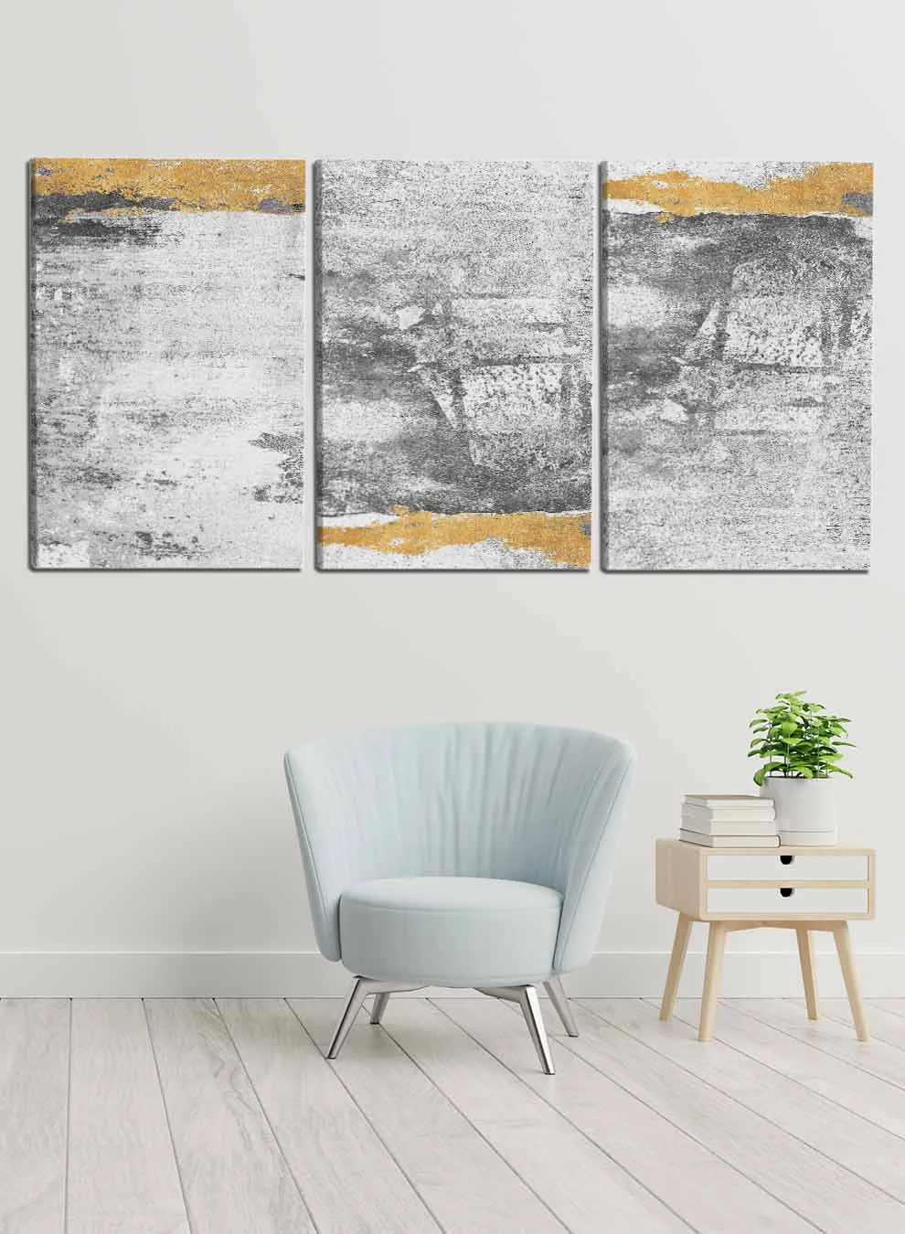Abstract Shapes Paintings(set of 3)