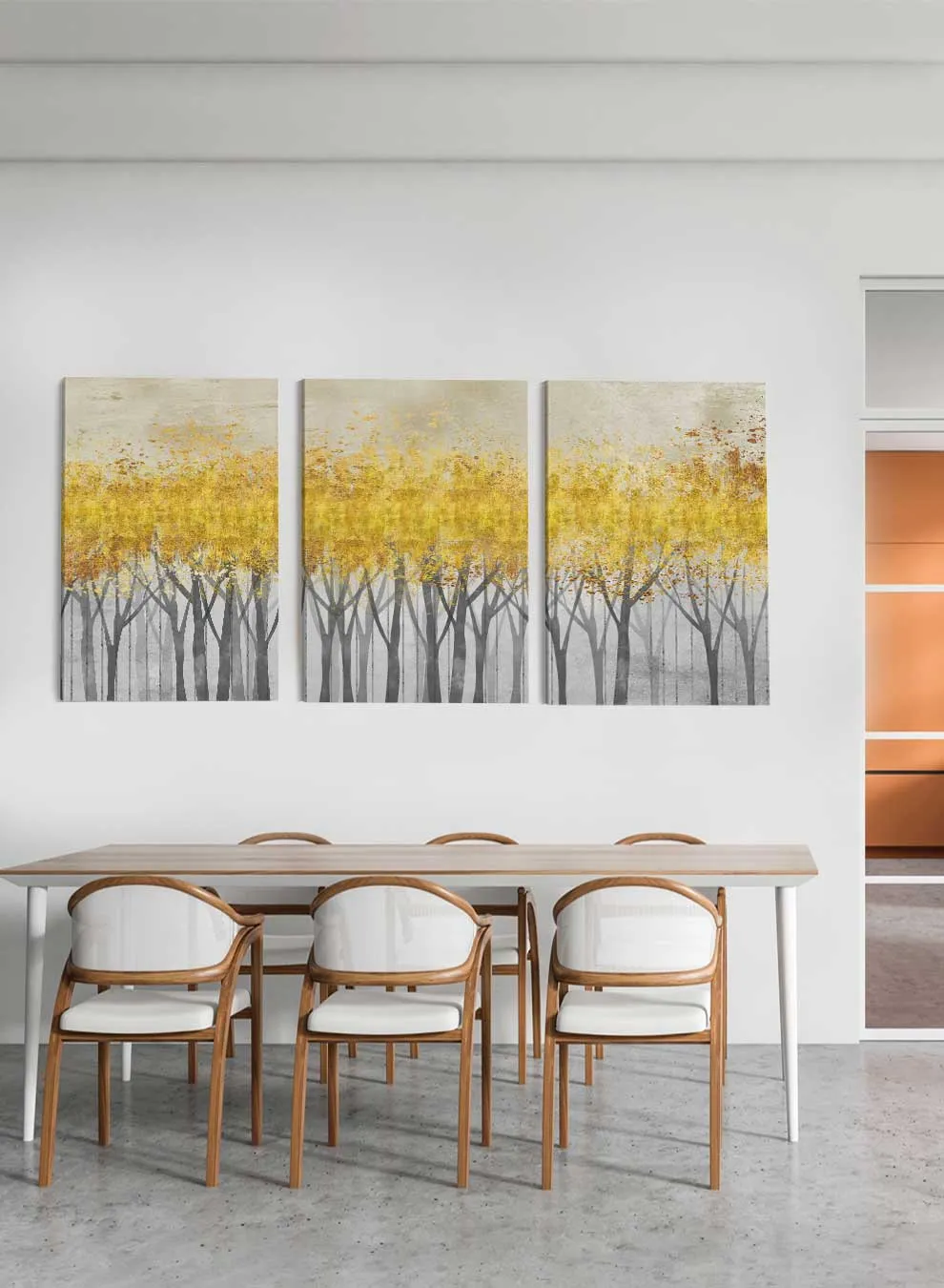 Abstract Watercolor Geode Paintings(set of 3)