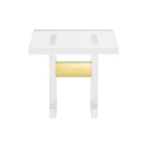 Acrylic side table