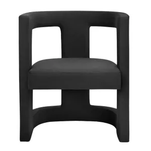 Ada Black Velvet Chair