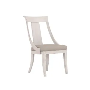 Alcove Side Chair in Belgian Ivory