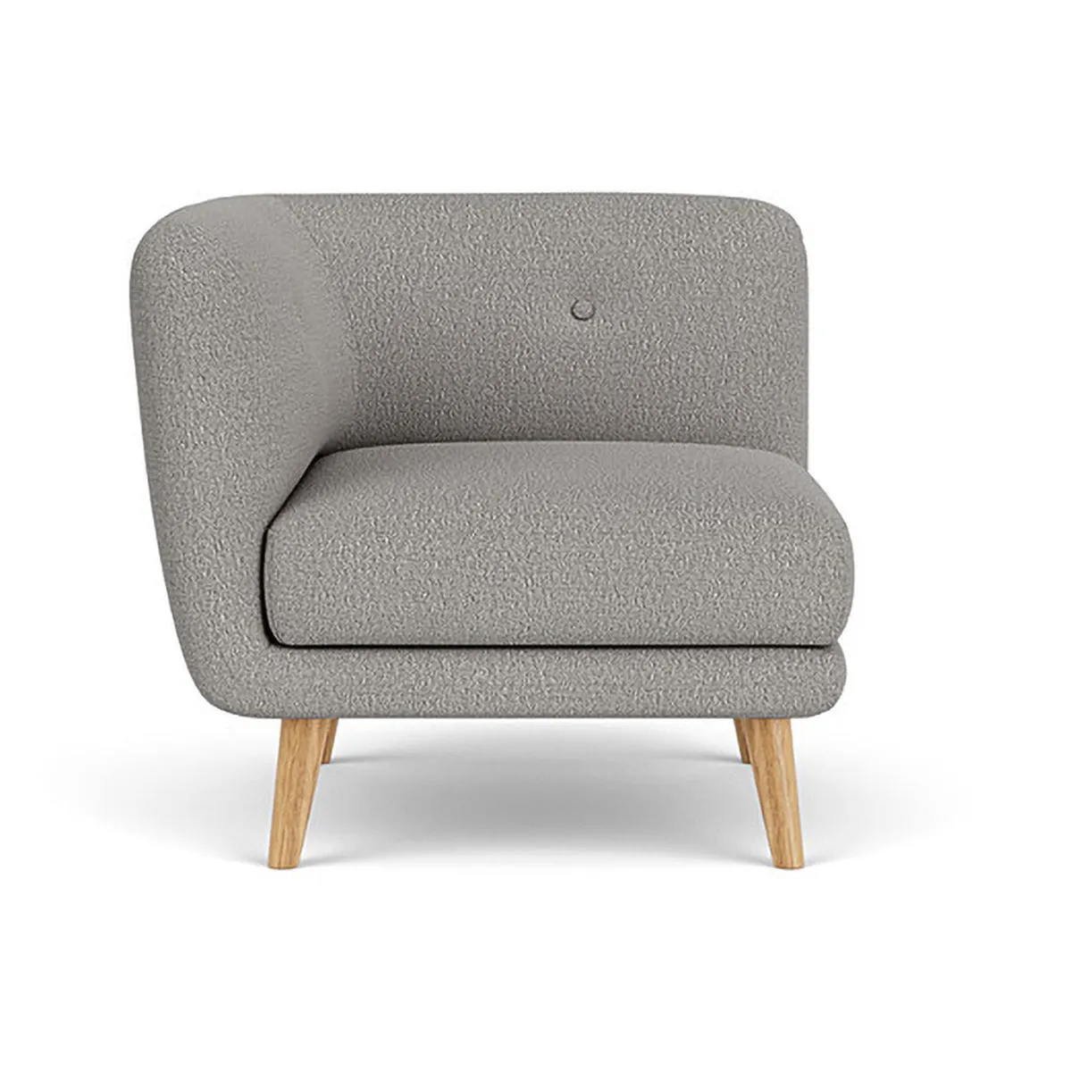 Alfred Boucle Left 1 Seater Modular Sofa
