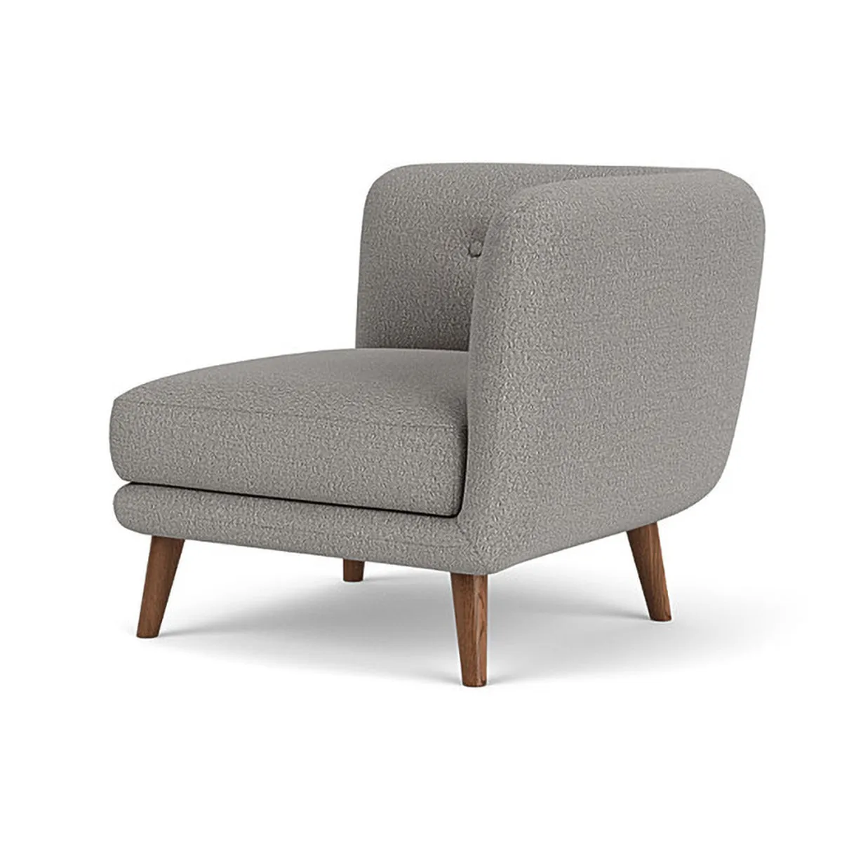 Alfred Boucle Left 1 Seater Modular Sofa