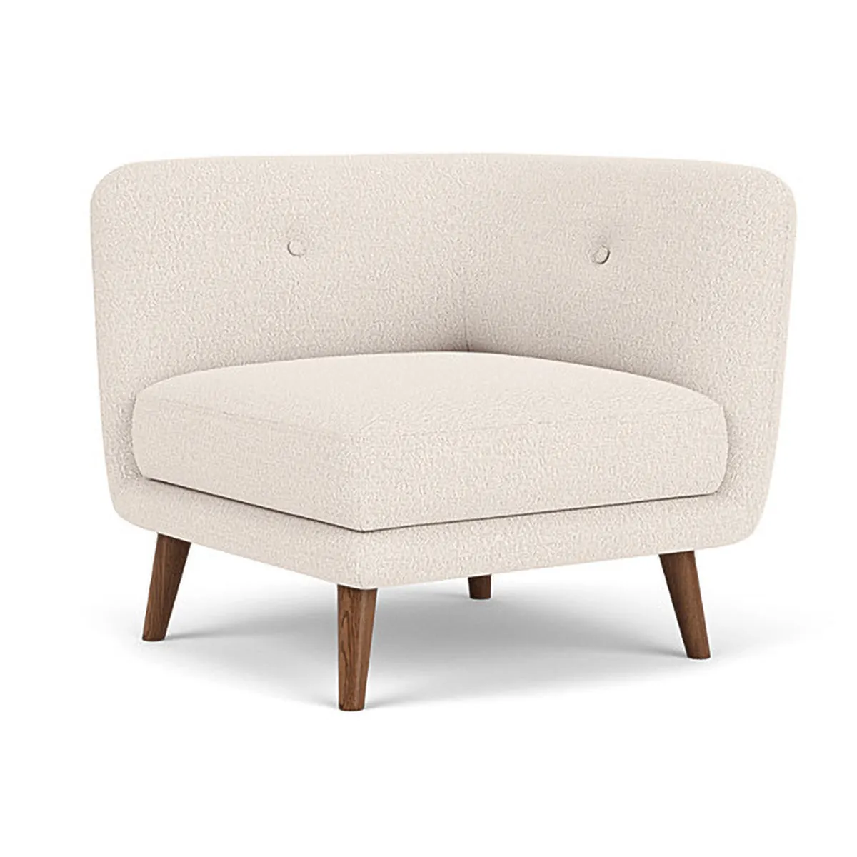 Alfred Boucle Left 1 Seater Modular Sofa