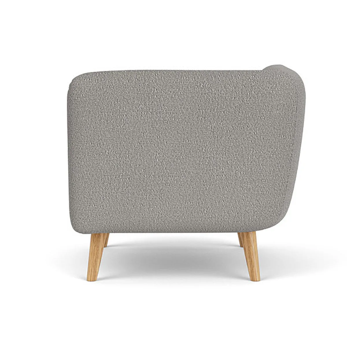 Alfred Boucle Left 1 Seater Modular Sofa
