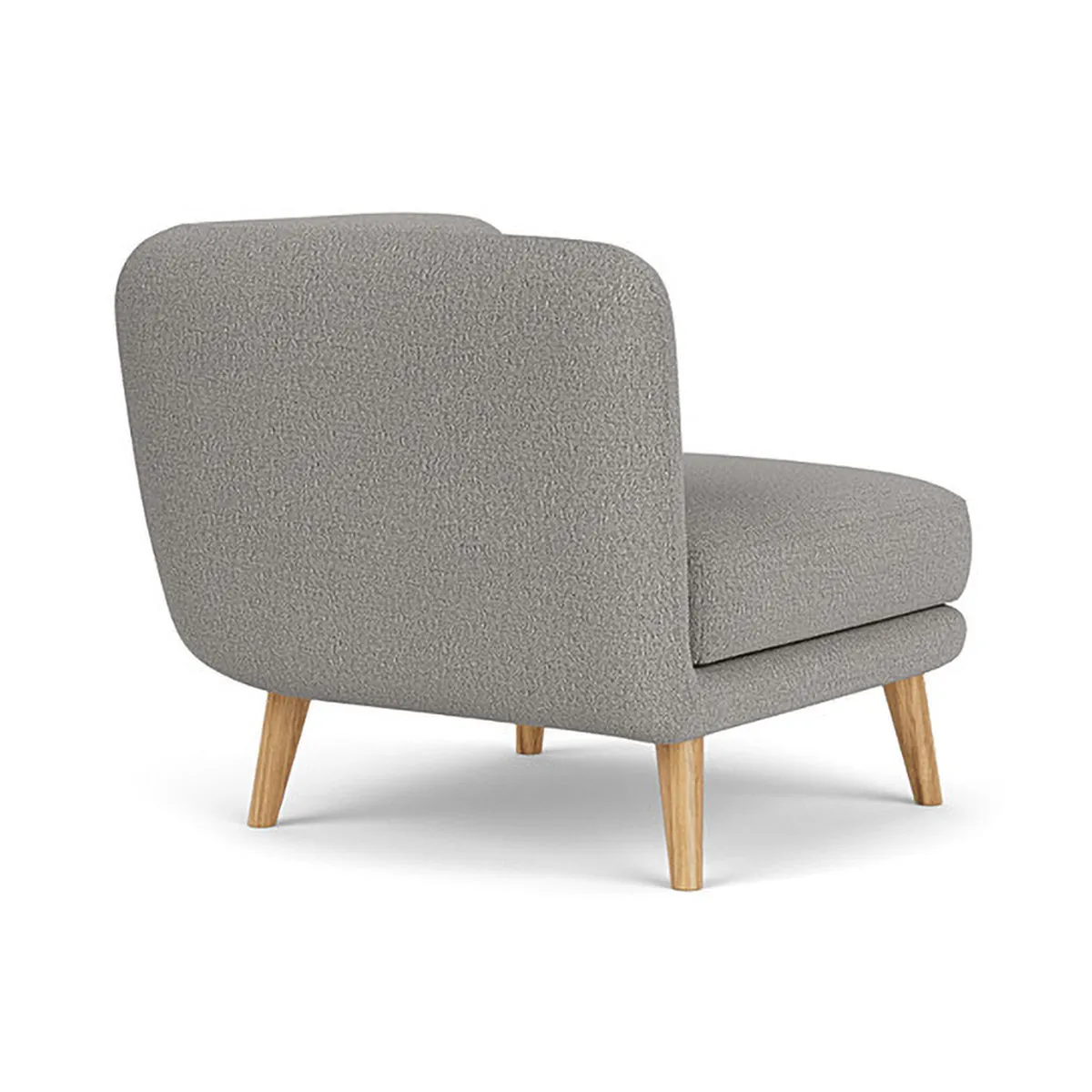 Alfred Boucle Left 1 Seater Modular Sofa