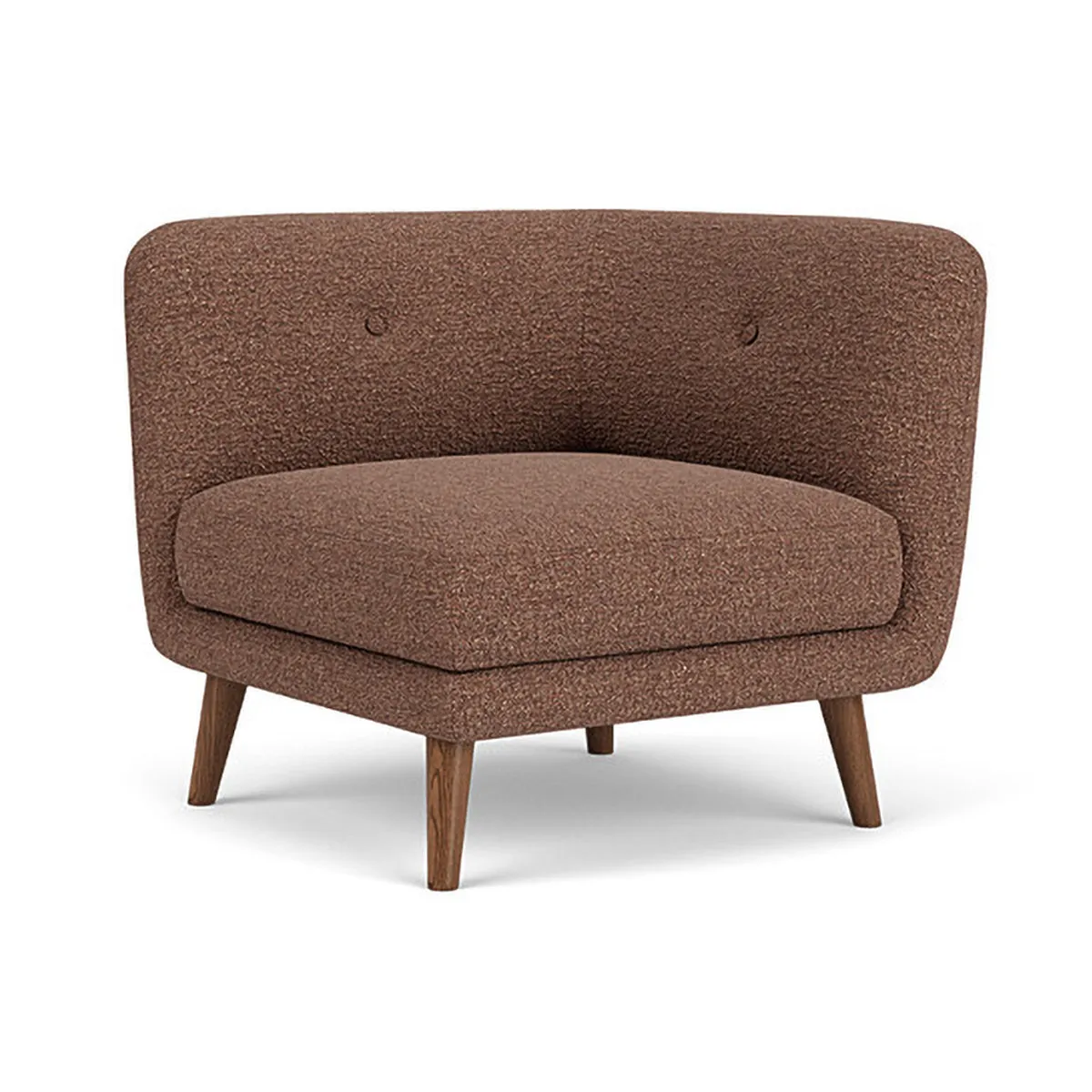 Alfred Boucle Left 1 Seater Modular Sofa