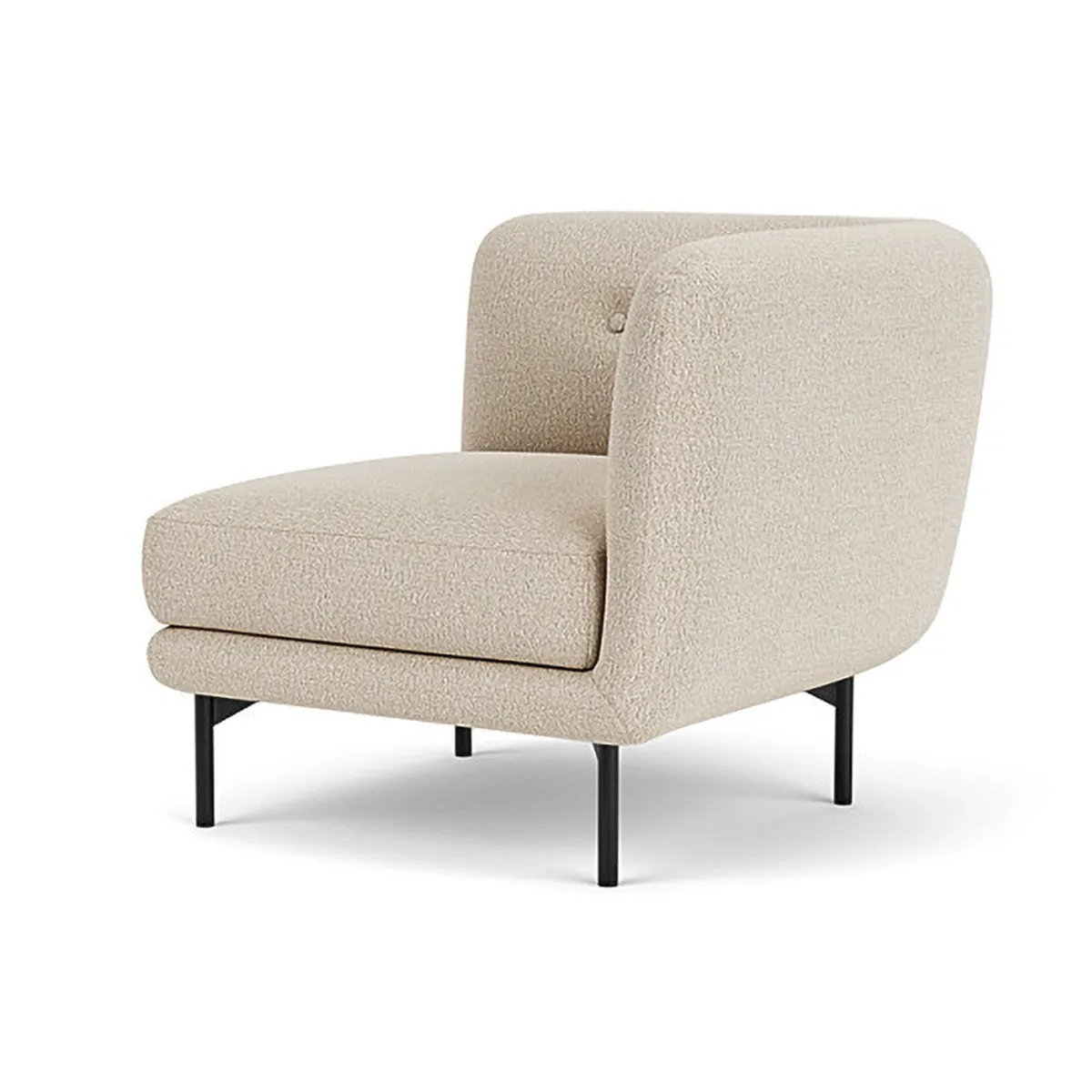 Alfred Boucle Left 1 Seater Modular Sofa