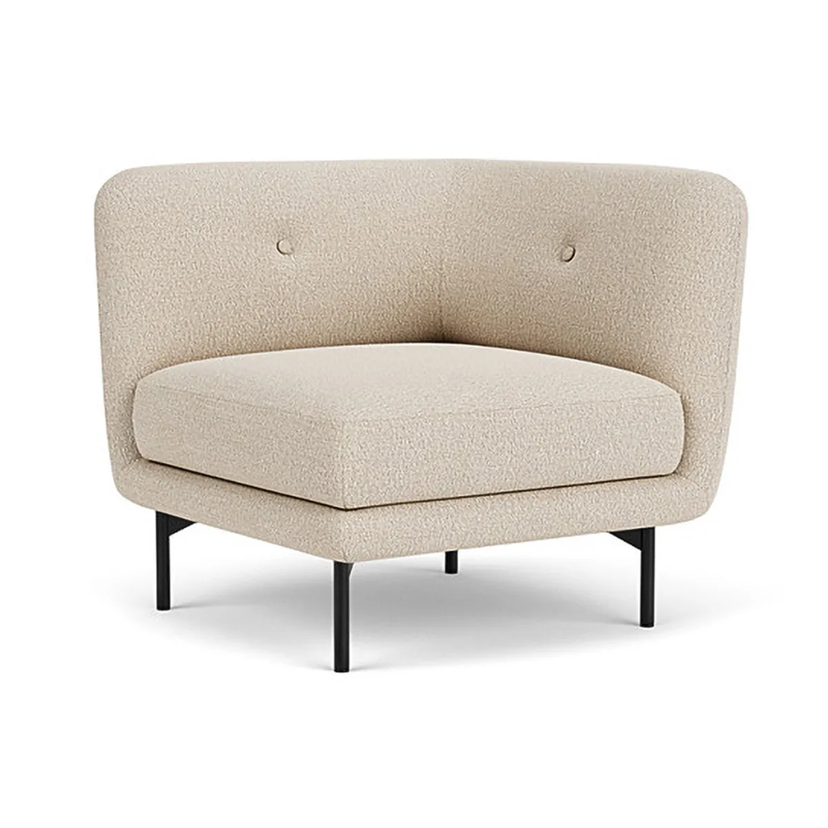 Alfred Boucle Left 1 Seater Modular Sofa