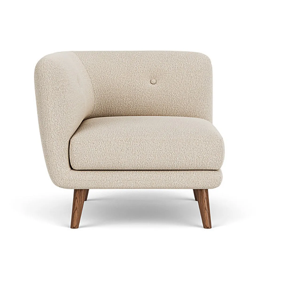 Alfred Boucle Left 1 Seater Modular Sofa