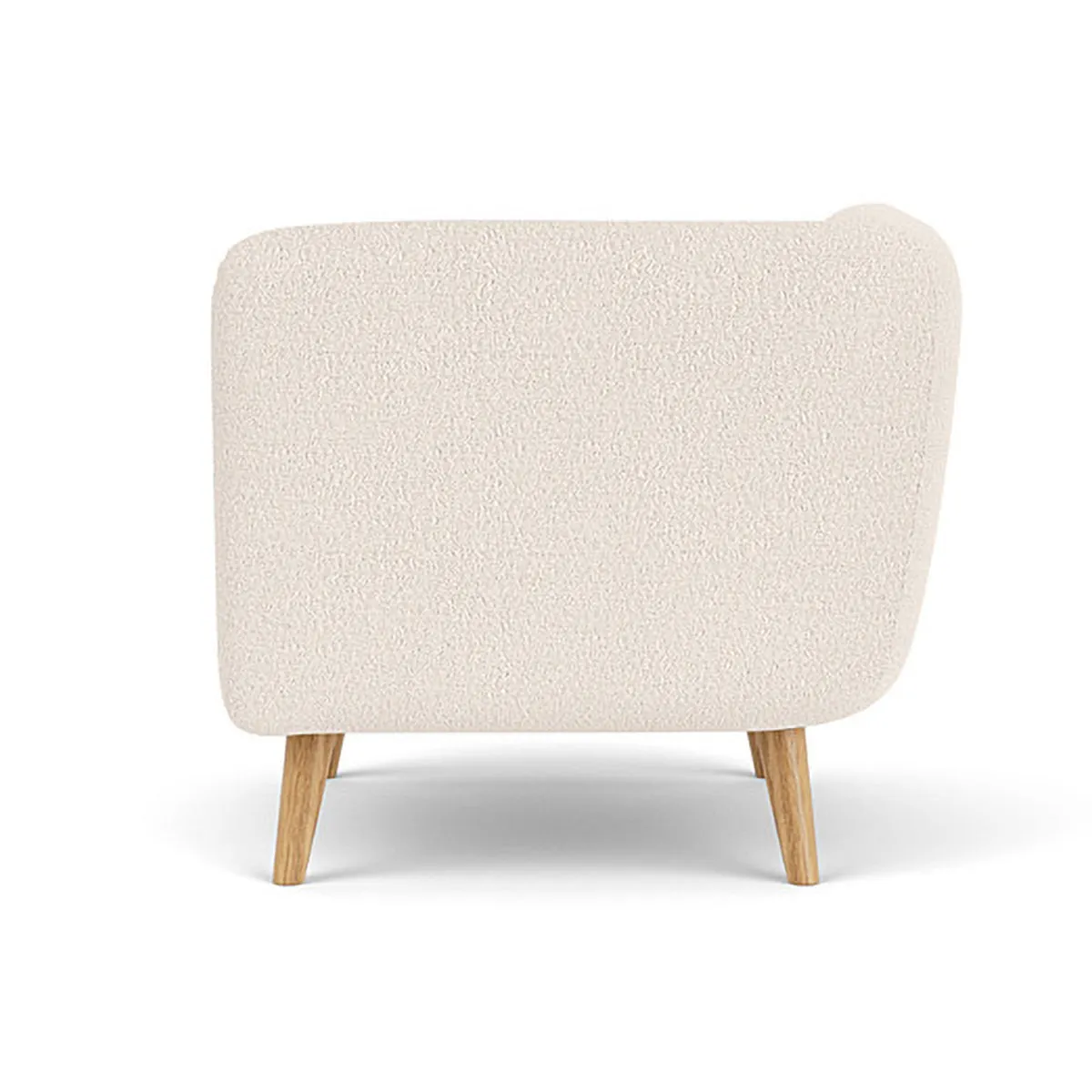 Alfred Boucle Left 1 Seater Modular Sofa