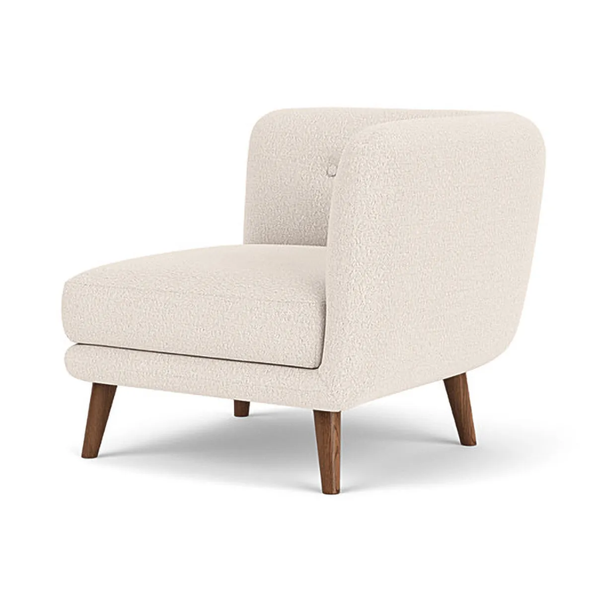 Alfred Boucle Left 1 Seater Modular Sofa