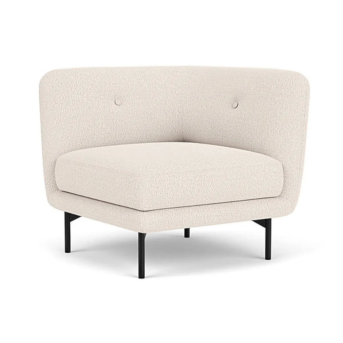 Alfred Boucle Left 1 Seater Modular Sofa