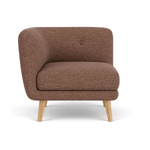 Alfred Boucle Left 1 Seater Modular Sofa