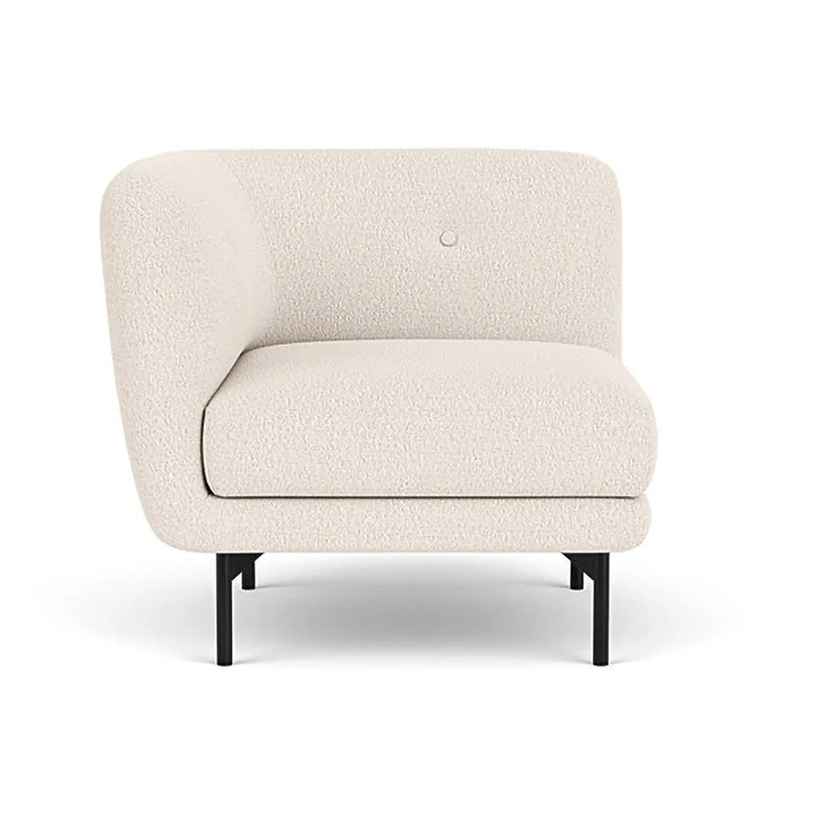 Alfred Boucle Left 1 Seater Modular Sofa