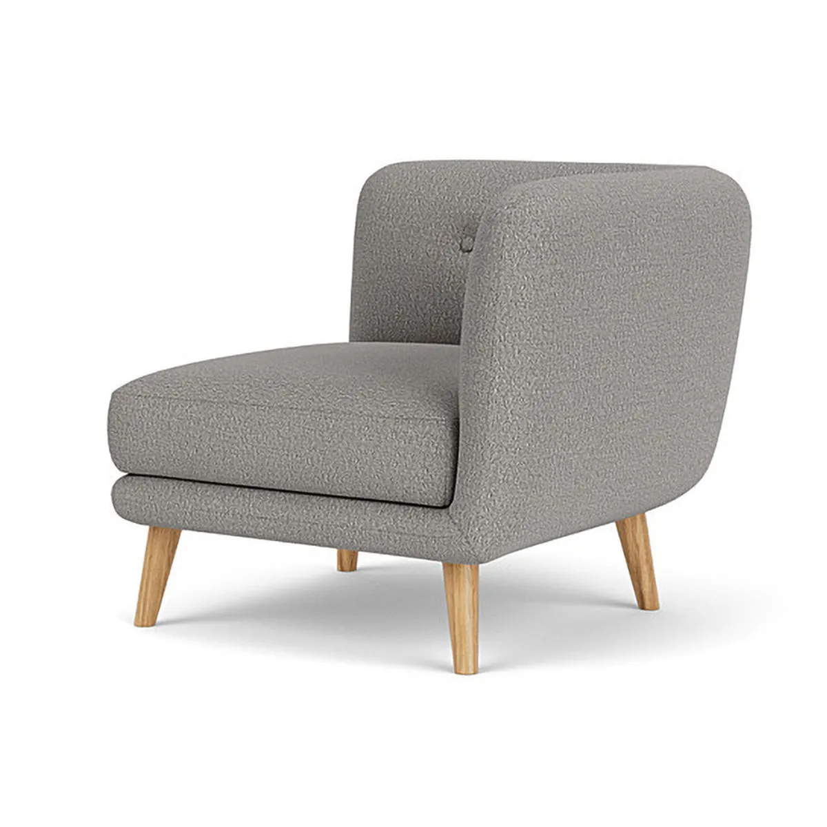 Alfred Boucle Left 1 Seater Modular Sofa