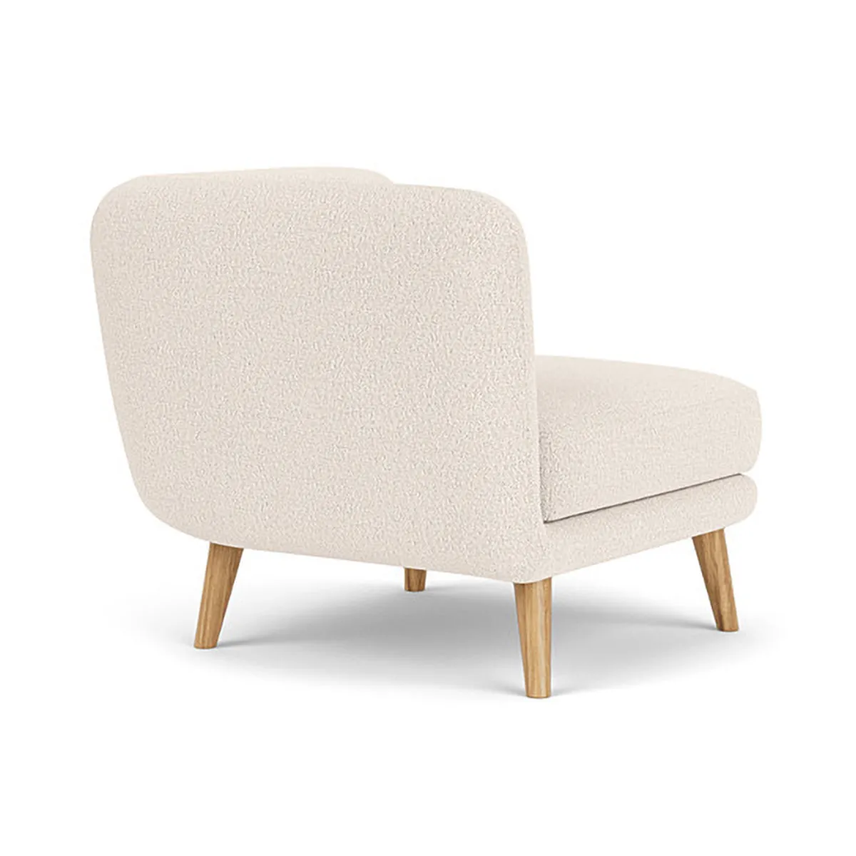 Alfred Boucle Left 1 Seater Modular Sofa
