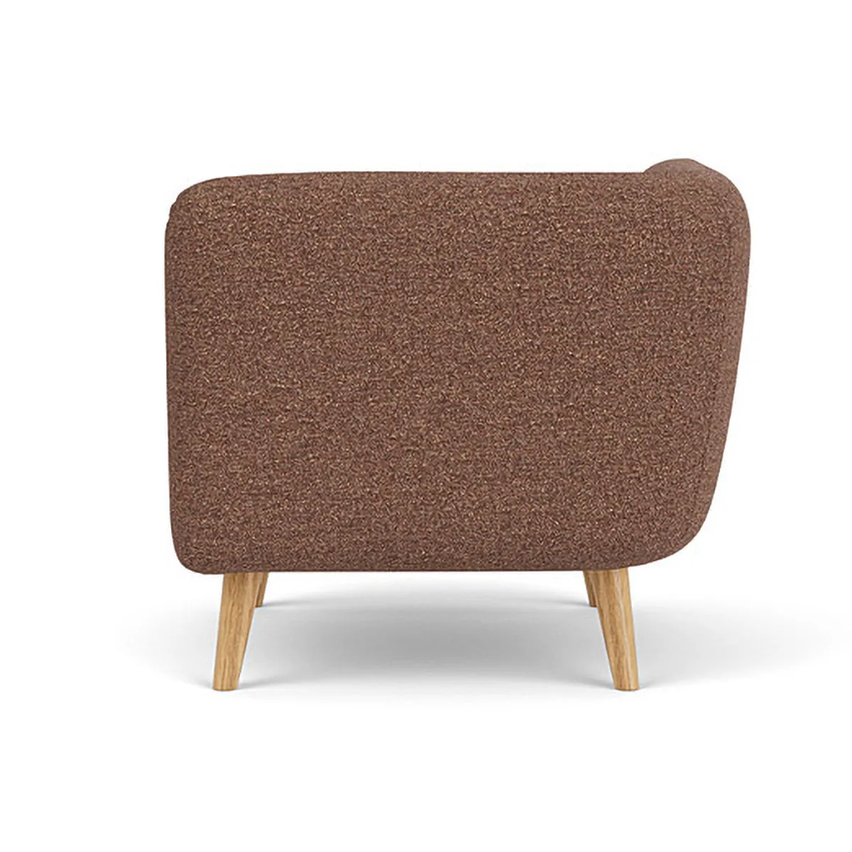 Alfred Boucle Left 1 Seater Modular Sofa