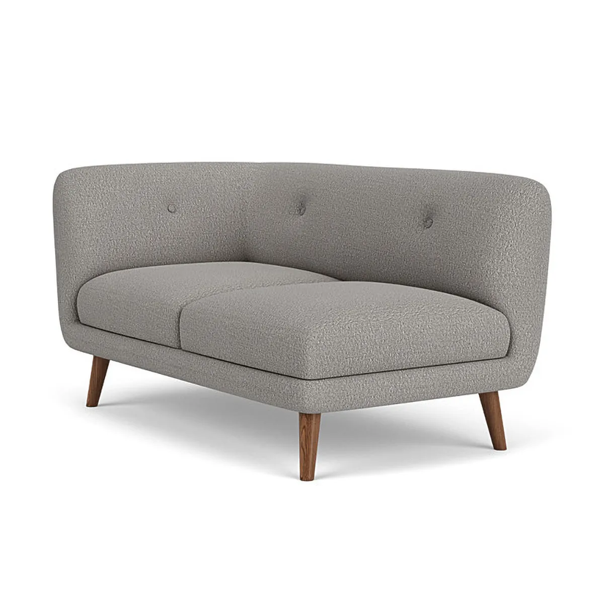 Alfred Boucle Left 2 Seater Modular Sofa