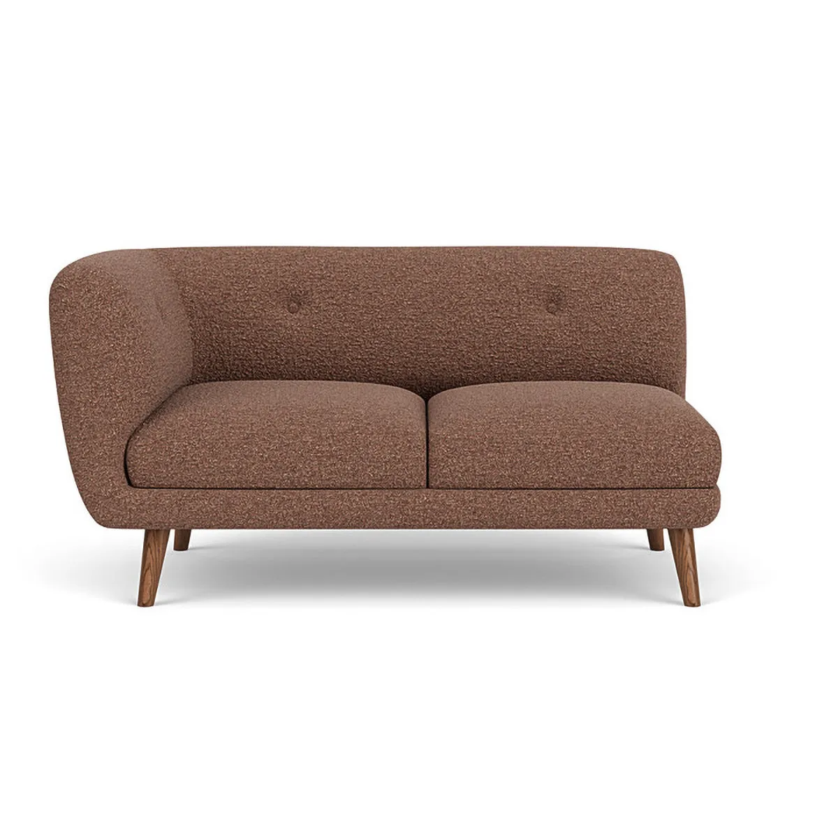Alfred Boucle Left 2 Seater Modular Sofa