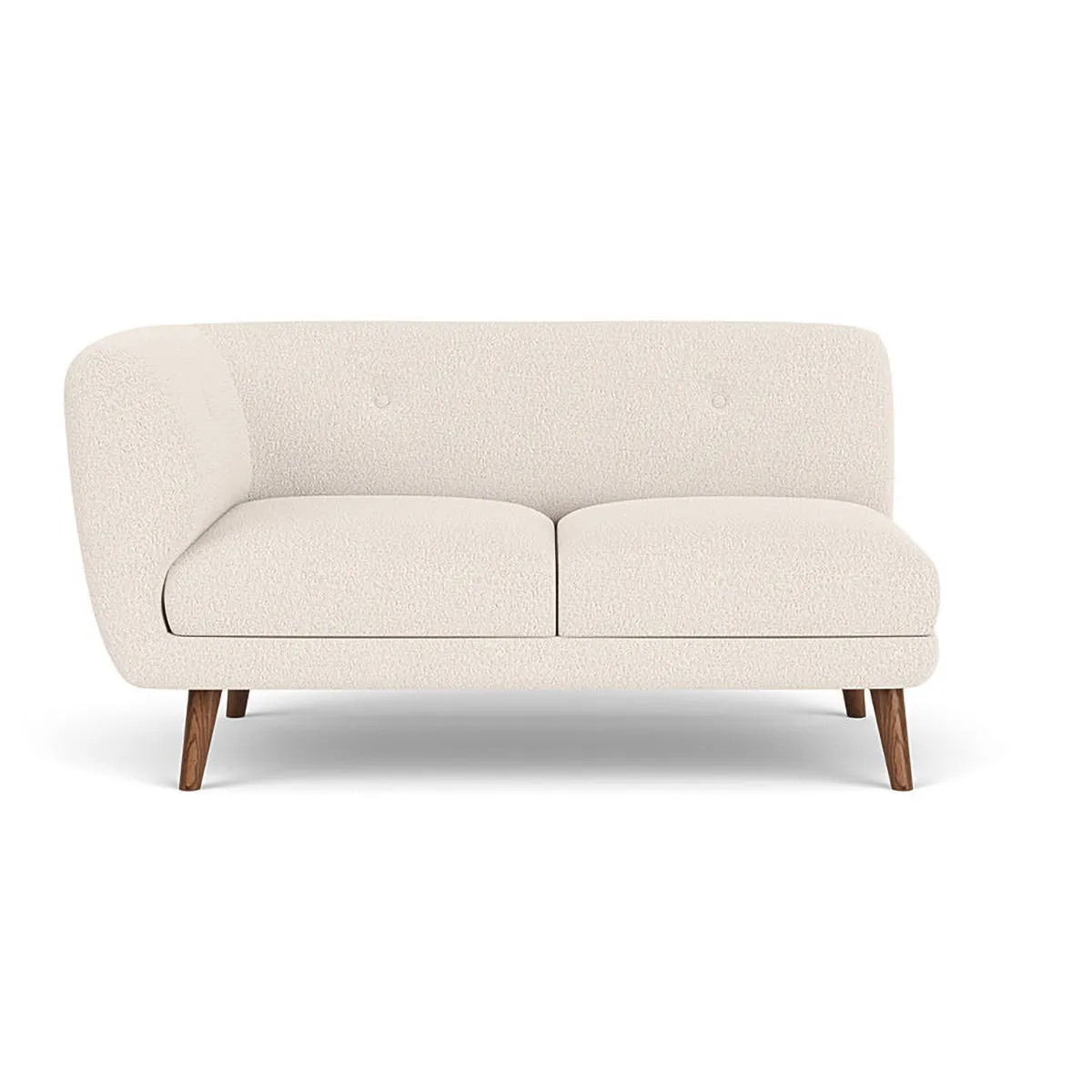 Alfred Boucle Left 2 Seater Modular Sofa