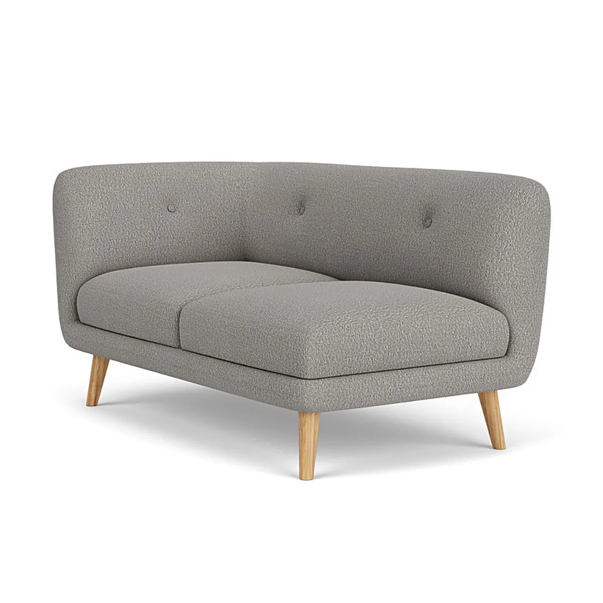 Alfred Boucle Left 2 Seater Modular Sofa