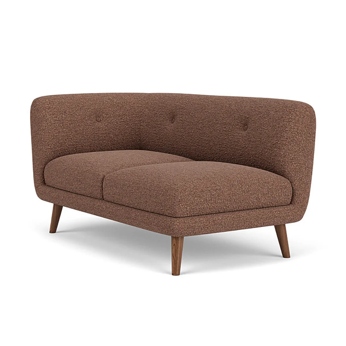 Alfred Boucle Left 2 Seater Modular Sofa