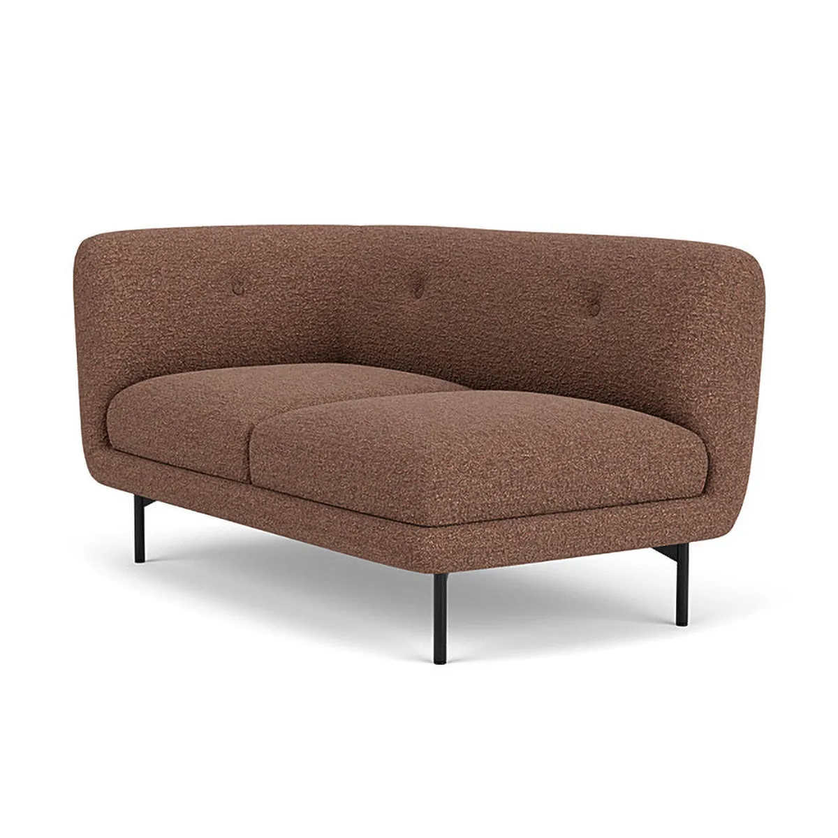 Alfred Boucle Left 2 Seater Modular Sofa