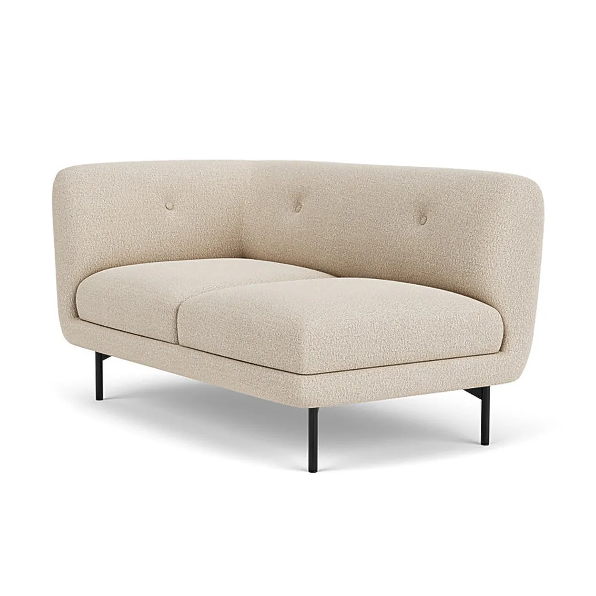 Alfred Boucle Left 2 Seater Modular Sofa