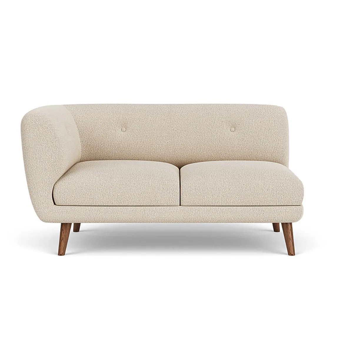 Alfred Boucle Left 2 Seater Modular Sofa