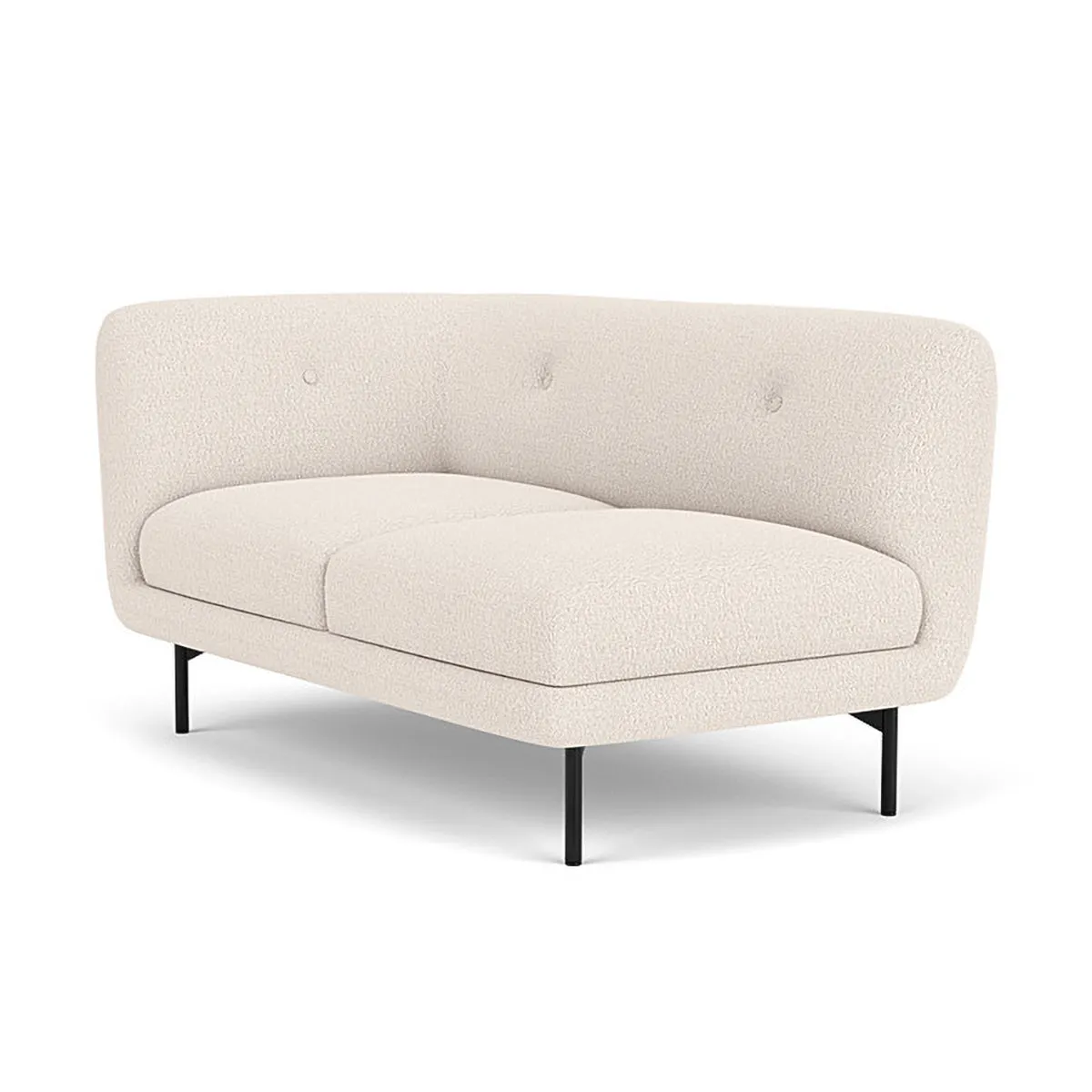 Alfred Boucle Left 2 Seater Modular Sofa