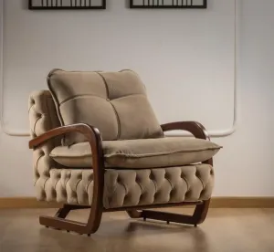 Armchair from Maiden Home, beige - 75x75x75 cm M110453357