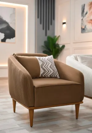 Armchair from Maiden Home, brown - 75x75x75 cm M110453232